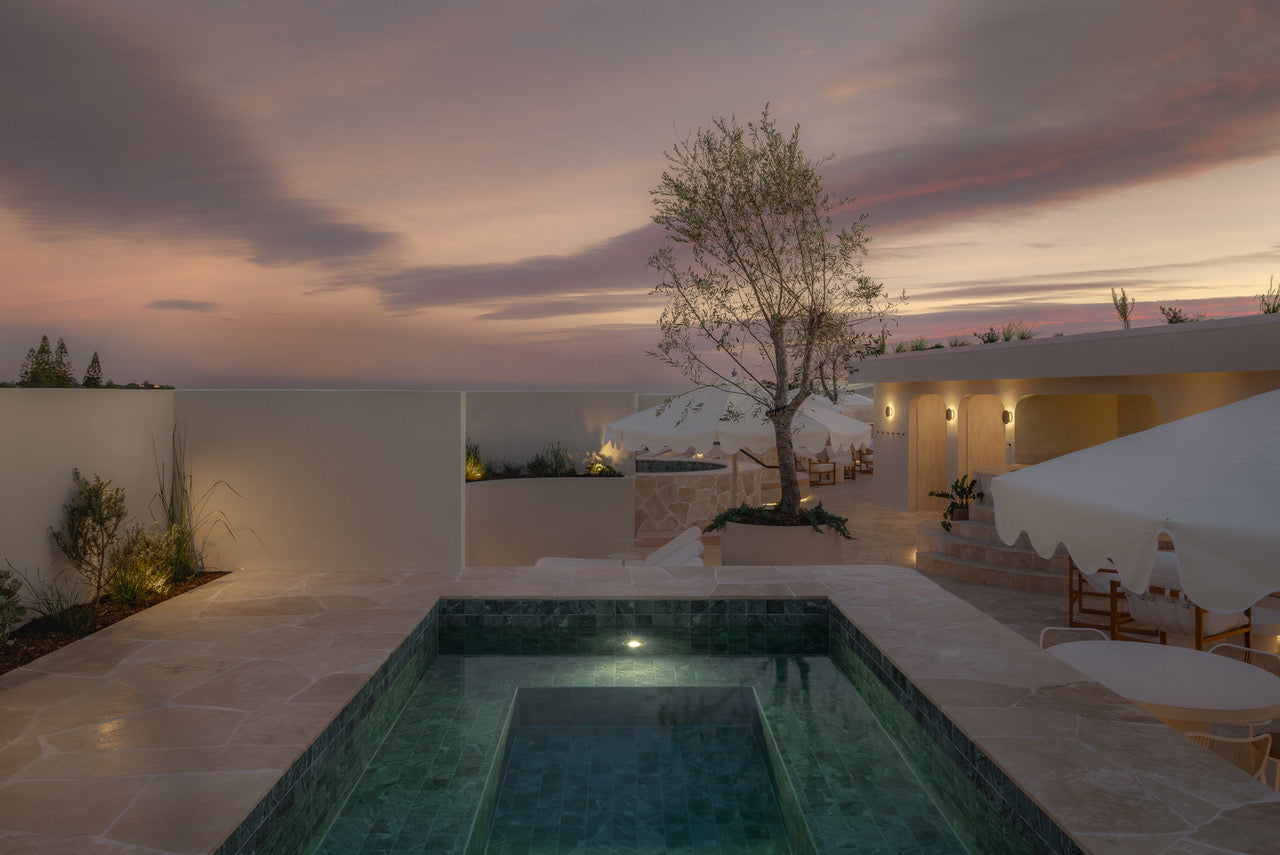 Classic Light Travertine Crazy Pave, Unfilled & Honed