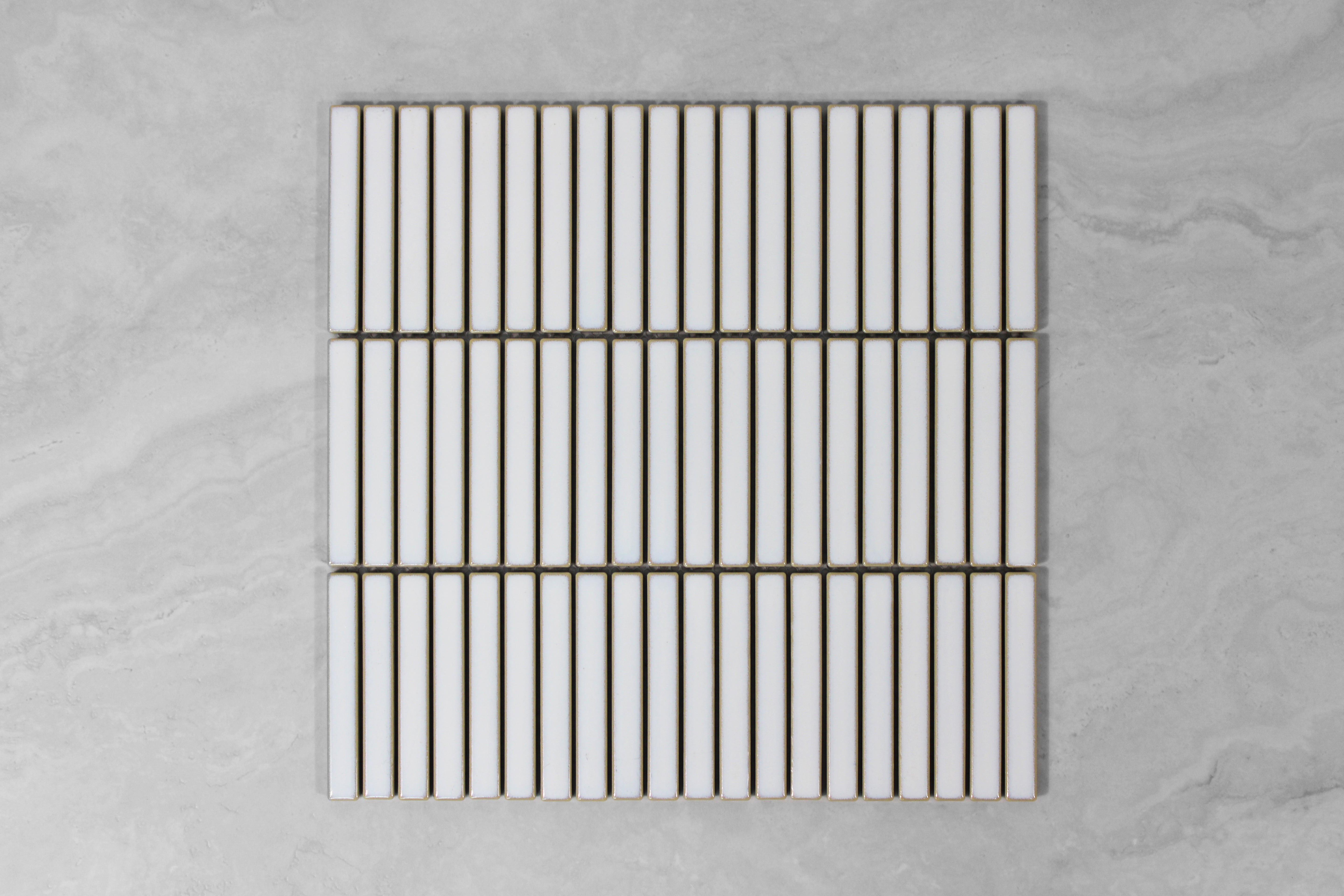 Sahara White Gloss Mosaic