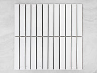 White Gloss Finger Mosaic 22 x 145
