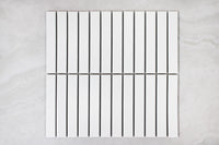 White Matt Finger Mosaic 22 x 145