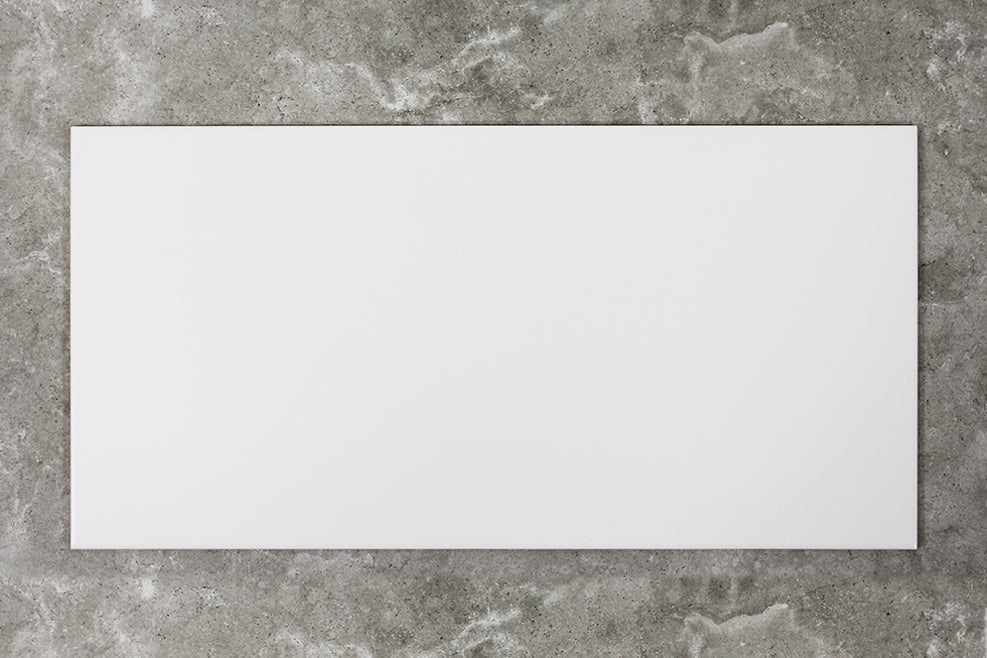 White Matt Pressed Edge