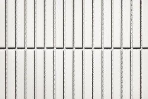 White Gloss Finger Mosaic