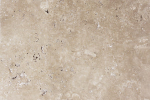 Classic Light Travertine, Unfilled & Honed, Tumbled Crazy Pave