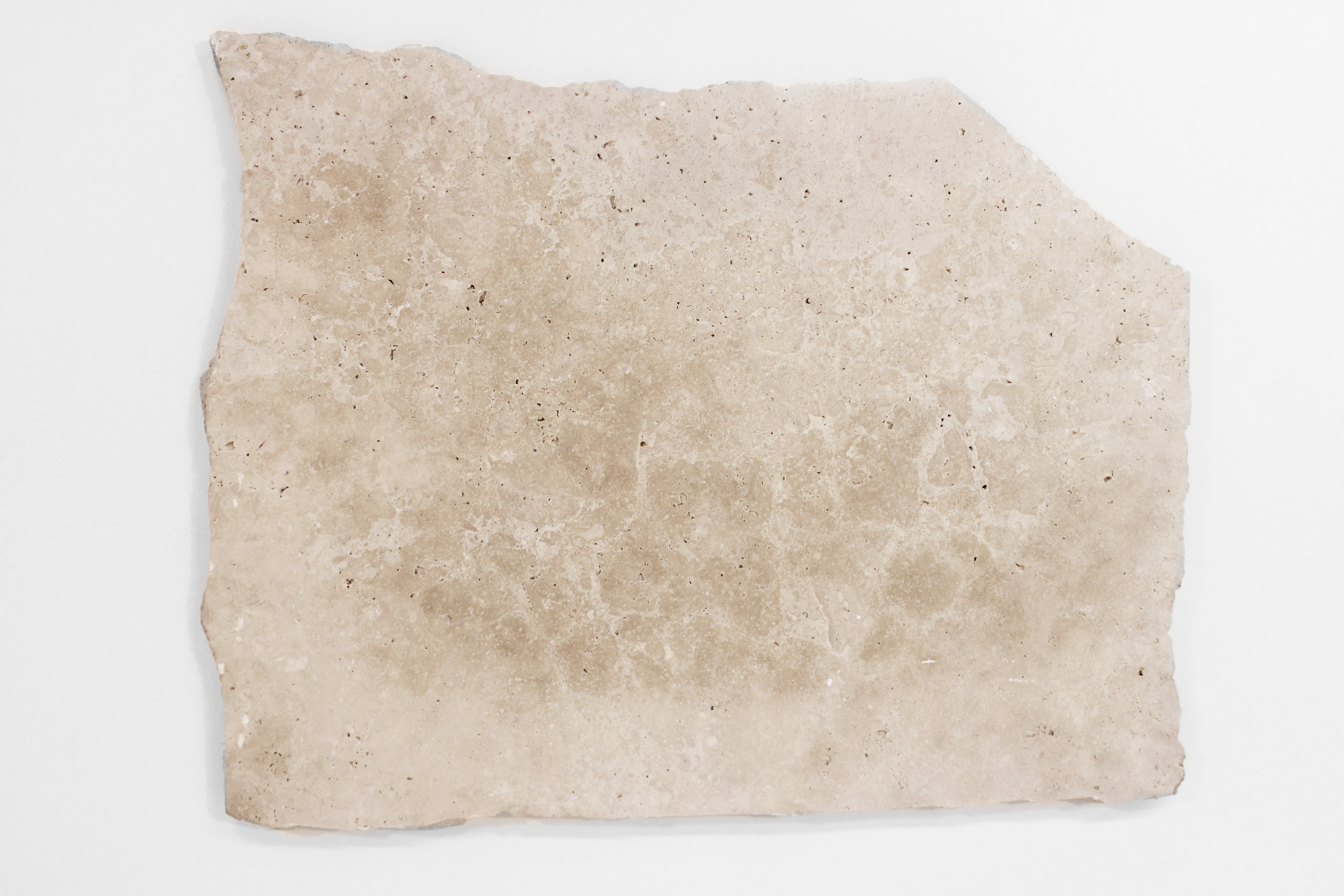 Classic Light Travertine, Unfilled & Honed, Large Format Crazy Pave
