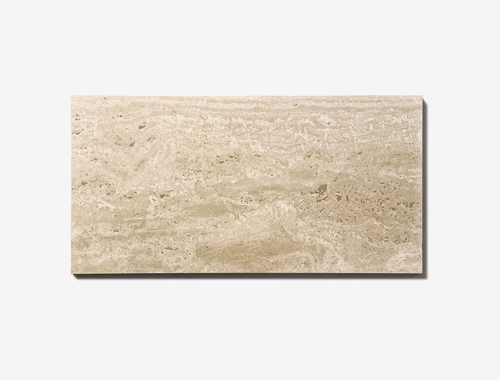 Travertine Vein Cut Filled & Honed Tile