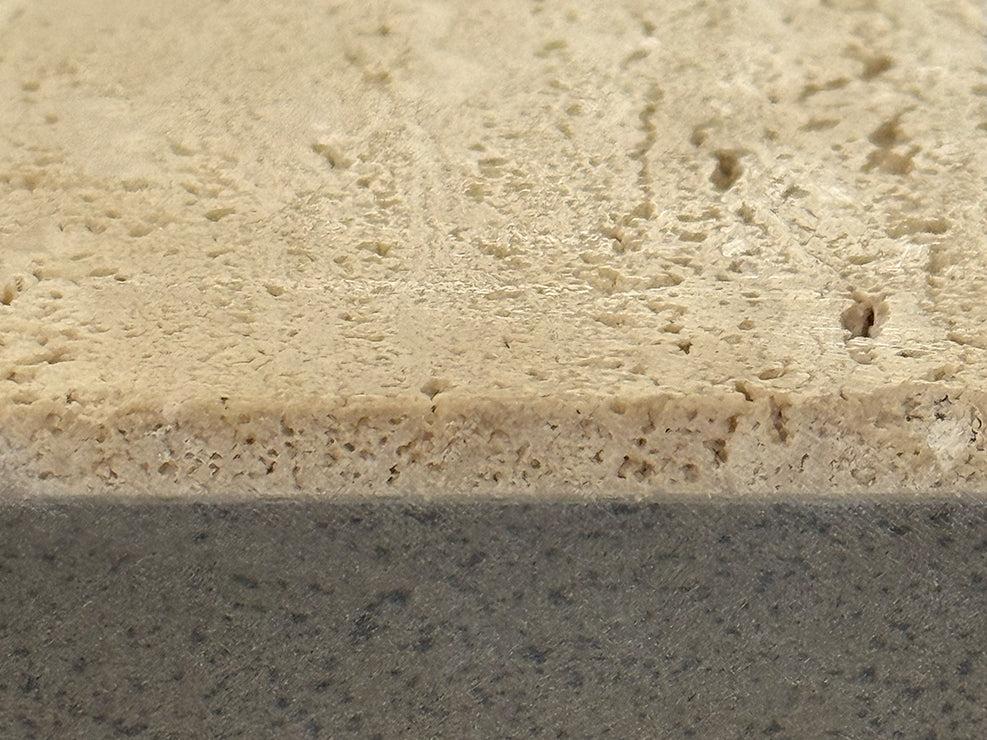 Travertine Roman Vein Cut - Porcelain Backed Paver