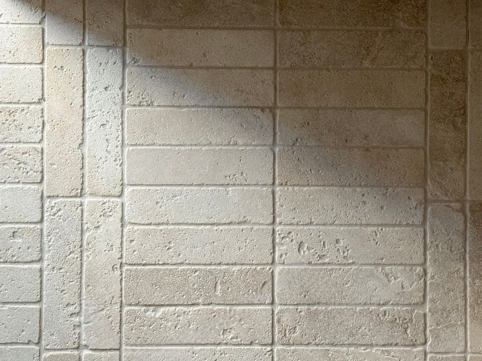Classic Travertine Sandblasted & Brushed Subway
